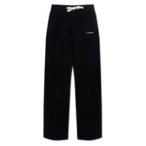 Palm Angels Corduroy Straight Leg Mens Black Pants Size IT 50/ US Large NWT